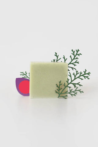 Flambette Fig & Cypress bar soap. 