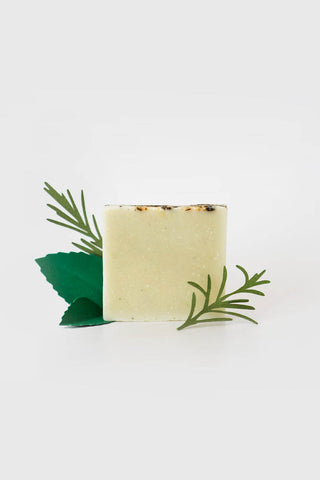 Flambette Mint & Rosemary bar soap. 