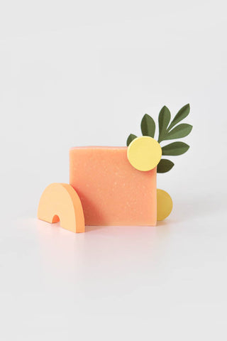 Flambette Peach & Ginger bar soap. 