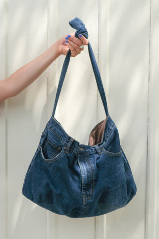 Denim Kidd Bag by Emma Kiddie. 