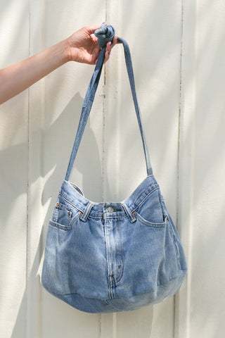 Denim Kidd Bag by Emma Kiddie. 