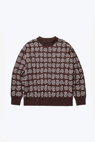 Paisley knit sweater by Kloke. 