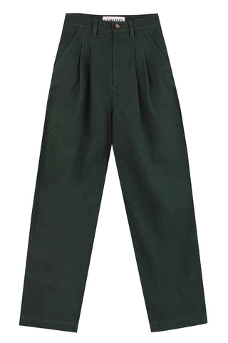 Forest green Classic Slacks by LF Markey. 