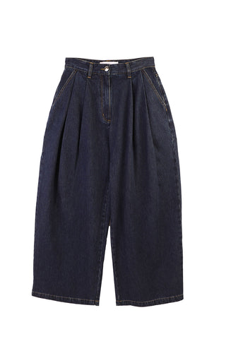 Wide leg pleated Myles Jeans by LF Markey. 