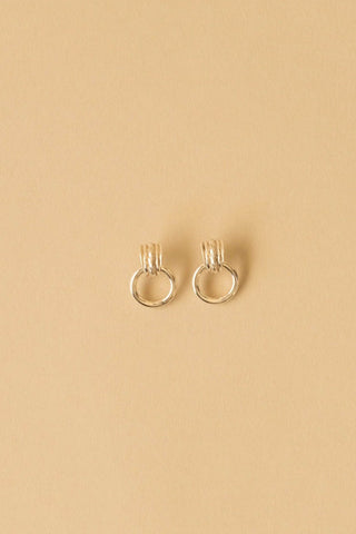 Sterling silver Ancrage earrings by Manufacture Fait Main