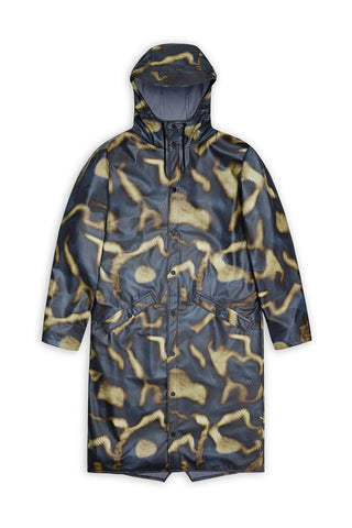 Morph print RAINS Longer Jacket W3. 