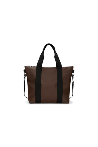 Brown waterproof Rains Tote Bag Mini. 