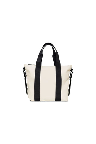 Cream RAINS Tote Bag Mini. 