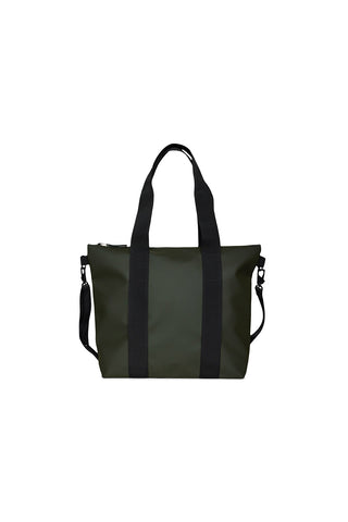 Green waterproof Rains Tote Bag Mini. 