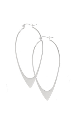 Silver Ariam Hoops by Sarah Mulder