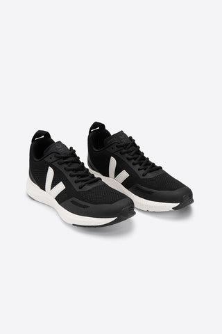 Black and cream mesh Impala sneakers by Veja. 