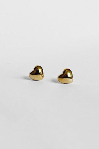 Puffy Heart Studs